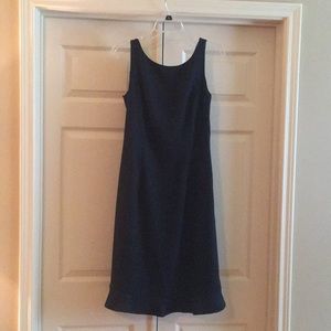 Black, Sleeveless Sheath Dress